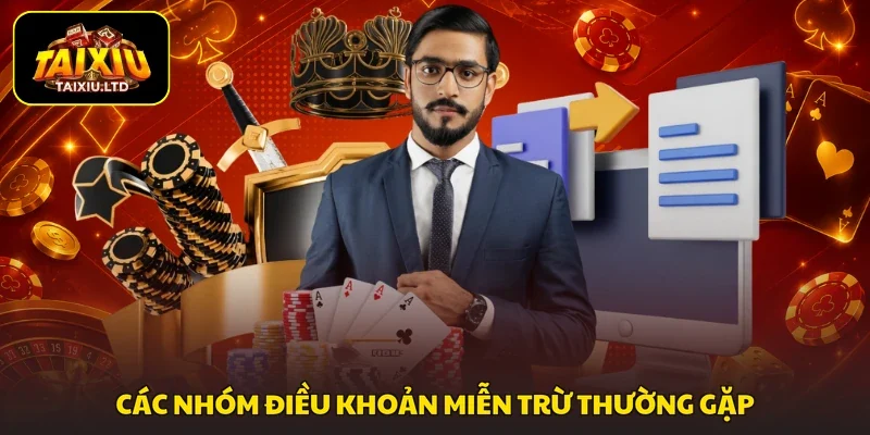 Các nhóm điều khoản miễn trừ thường gặp