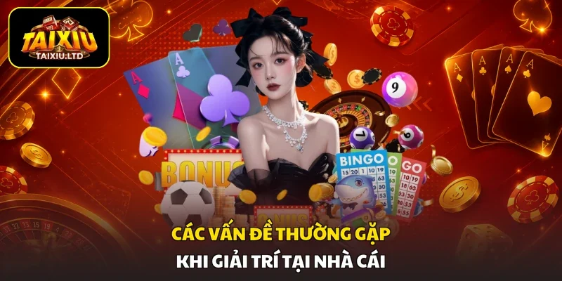 Các vấn đề thường gặp khi giải trí tại nhà cái