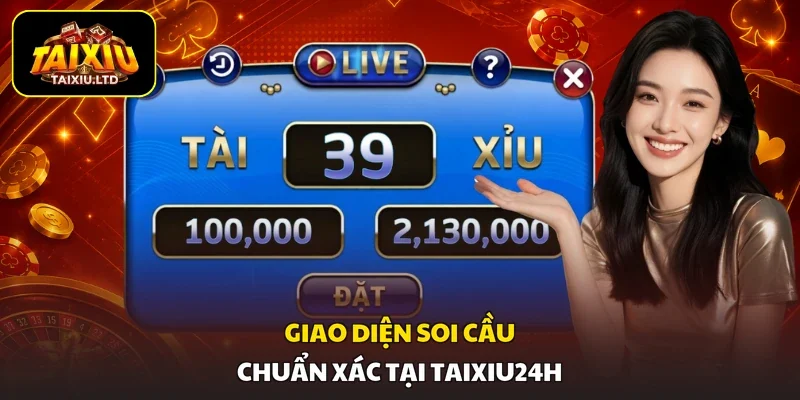 Giao diện soi cầu chuẩn xác tại Taixiu24h