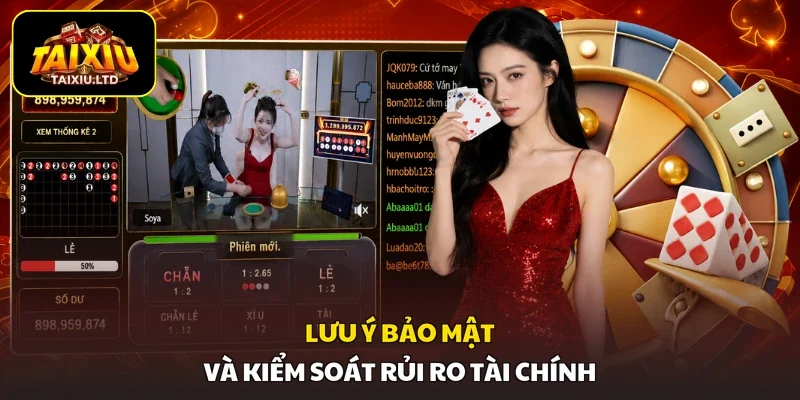 Lưu ý bảo mật và kiểm soát rủi ro tài chính