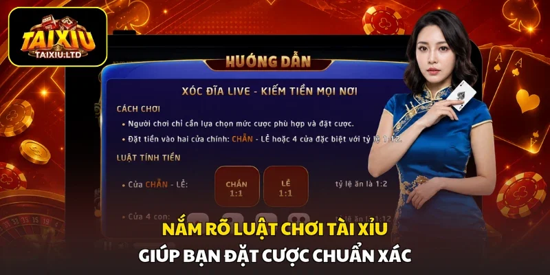 Nắm rõ luật chơi Tài Xỉu giúp bạn đặt cược chuẩn xác
