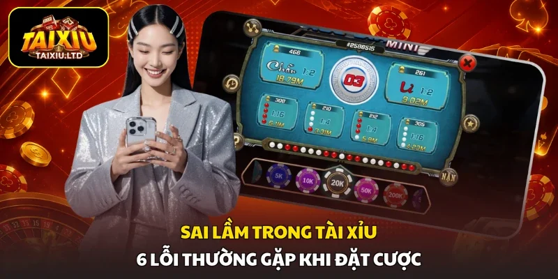 Sai Lầm Trong Tài Xỉu | 6 Lỗi Thường Gặp Khi Đặt Cược