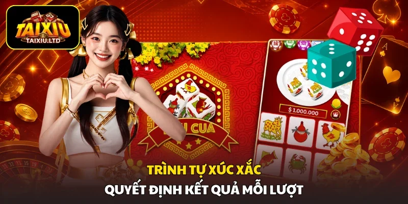 Trình tự xúc xắc quyết định kết quả mỗi lượt