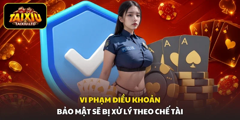 Vi phạm điều khoản bảo mật sẽ bị xử lý theo chế tài